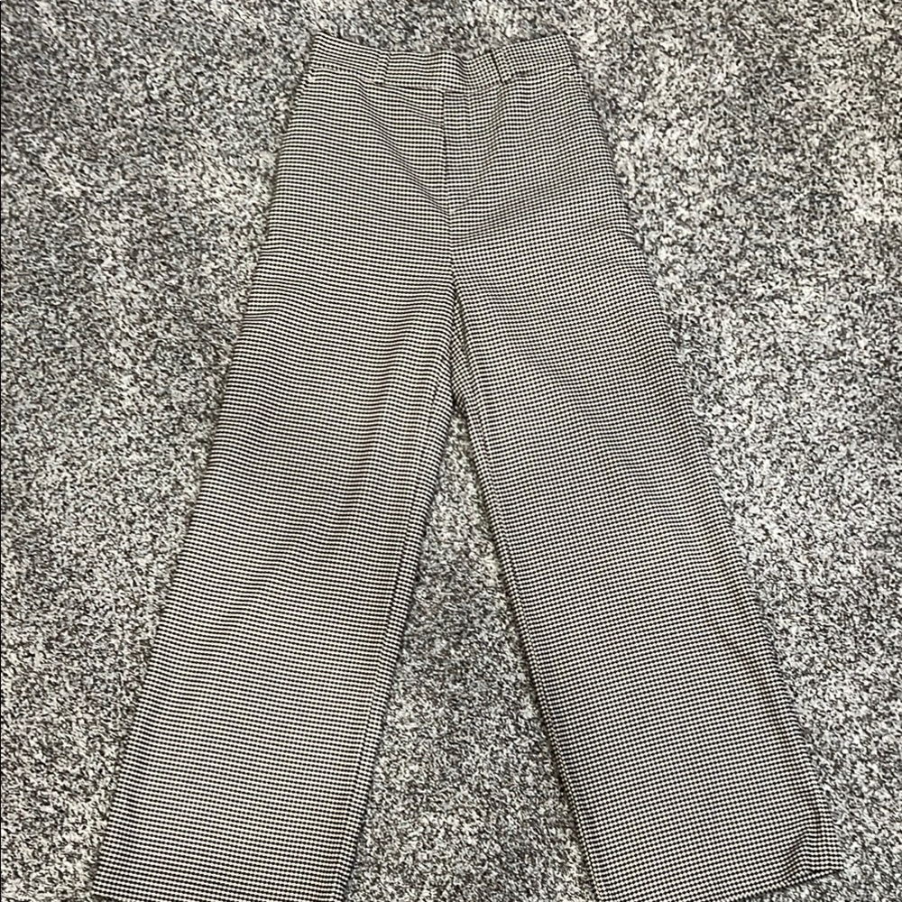 Black and White Checkered Pants